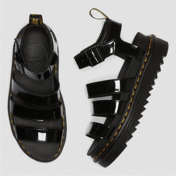 Dr. Martens Blair patent leather sandals size 9 - Picture 15 of 15